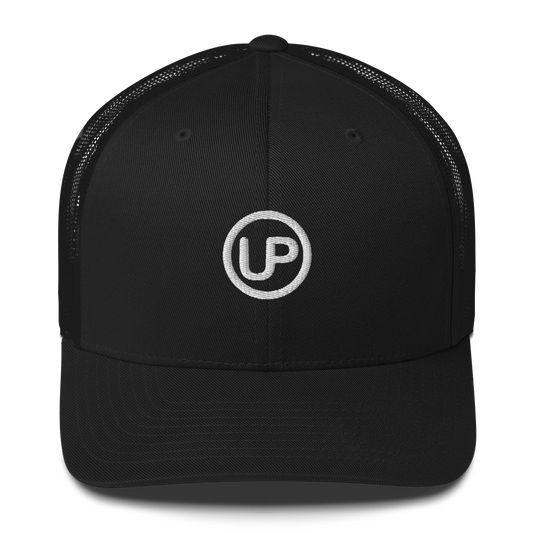 Up Brands Trucker Cap With Large Centered Logo (Various Colors)