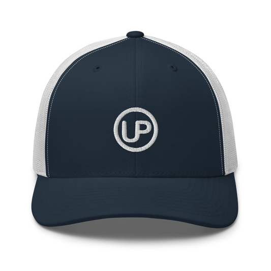 Up Brands Trucker Cap With Large Centered Logo (Various Colors)