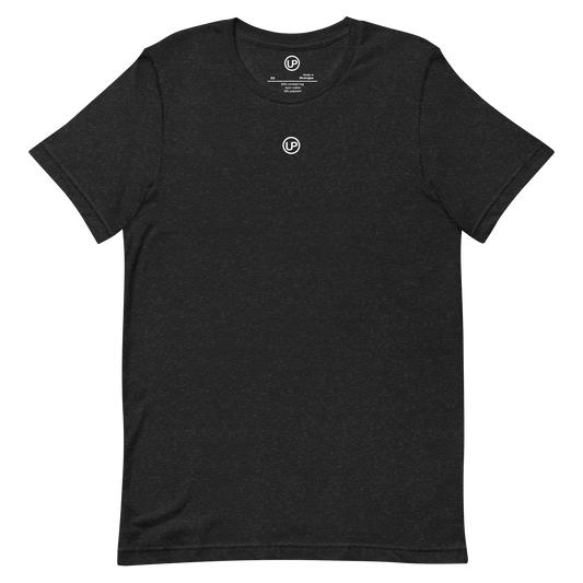 Up Brands Minimalistic Men's Tee Shirt (Black Heather)